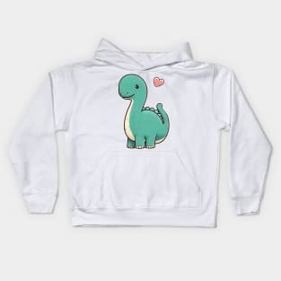 Diplo Dino for Children with heart Kids Hoodie